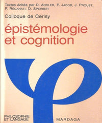 Epistemologie Et Cognition
