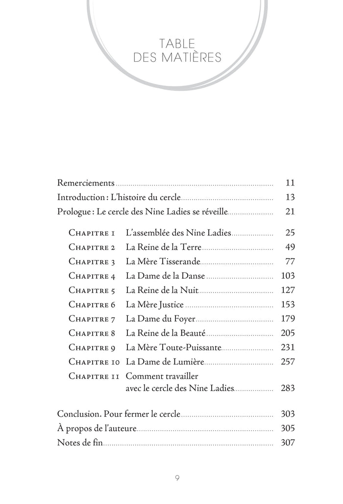 Le Cercle des 9 archétypes féminins