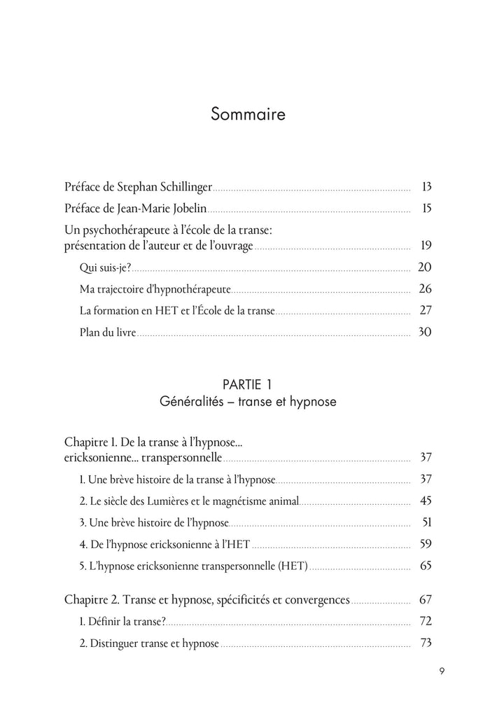 L'hypnose ericksonienne transpersonnelle - Théorie et pratique