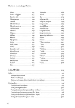 Plantes et encens de purification