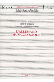 L'allemand musicologique