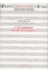L'allemand musicologique