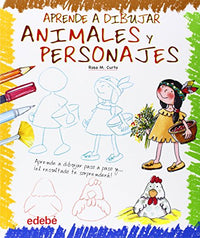 APRENDE A DIBUJAR ANIMALES Y PERSONAJES (DIBUJO Y MANUALIDADES)