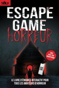 Escape Game Horreur: Le livre d'énigmes interactif pour tous les adultes fans d'horreur et d'enquêtes criminelles à résoudre