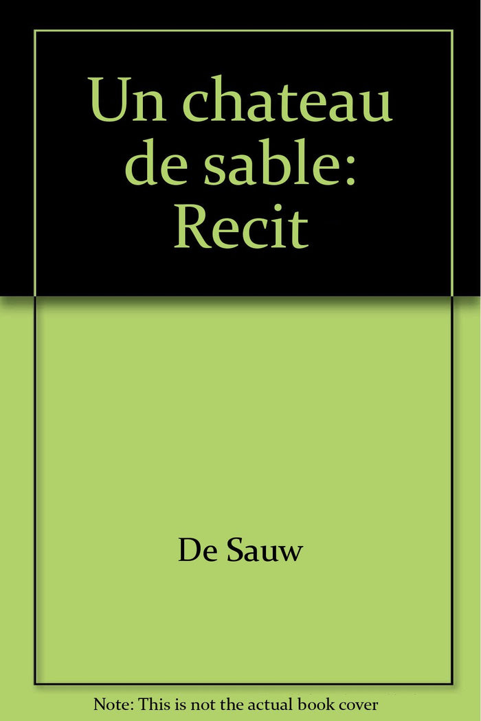 Un château de sable