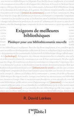 Exigeons de meilleures bibliothèques