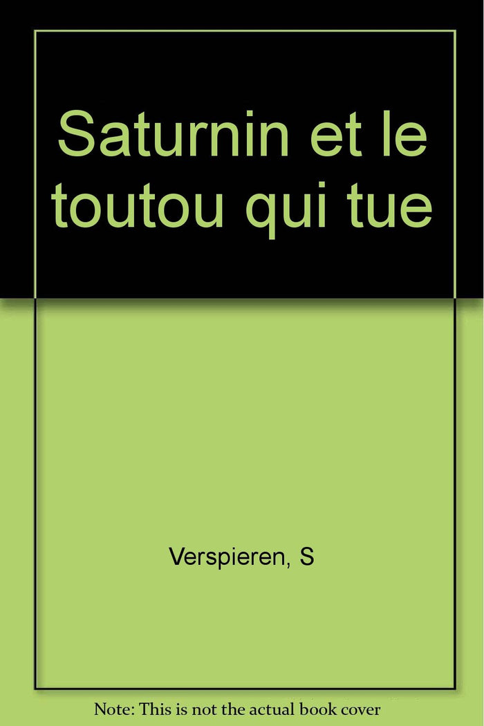 Saturnin et le toutou qui tue