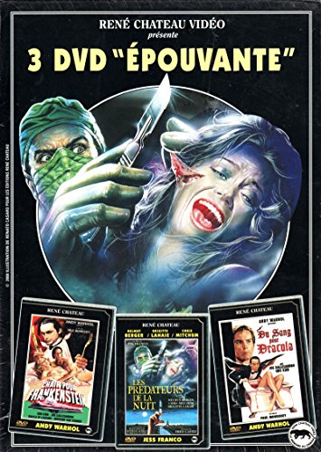 Coffret épouvante : Chair pour frankestein du Sang pour Dracula Les prédateurs de la Nuit