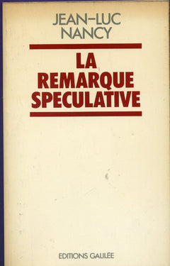 La remarque spéculative