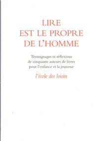 LIRE EST LE PROPRE DE L'HOMME 08/2011