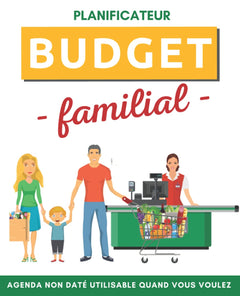 planificateur budget familial: agenda budget mensuel NON DATÉ pour gérer les finances de la famille: revenus, dépenses, épargnes et crédits | cahier ... voulez | carnet suivi budgétaire ultra simple