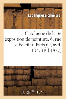 Catalogue de la 3e exposition de peinture
