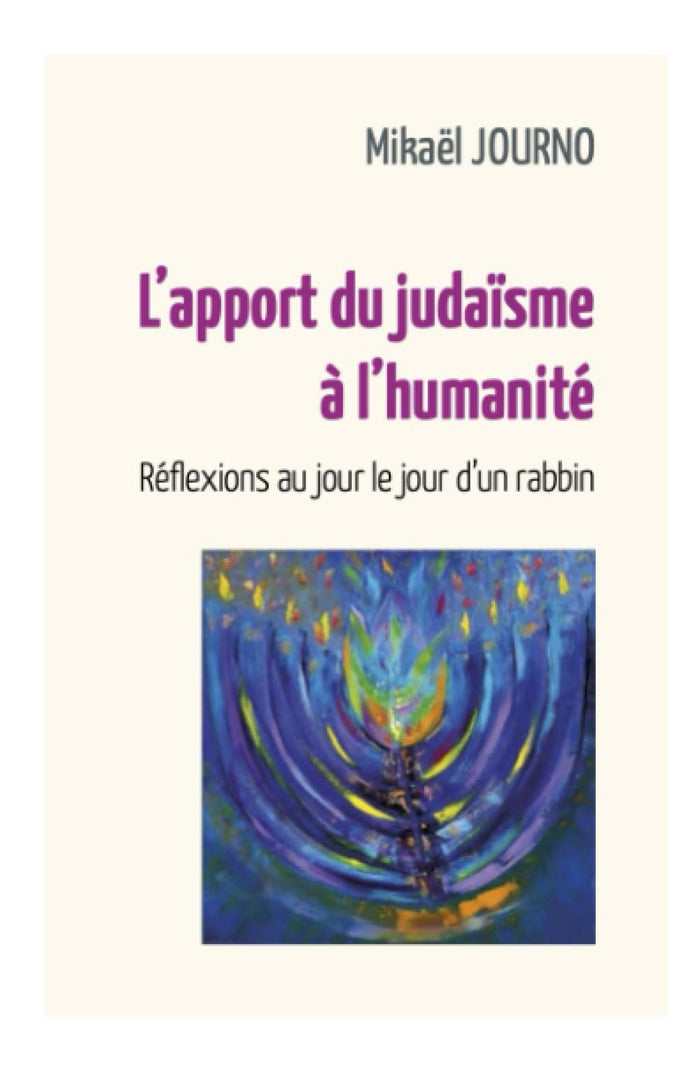 L'apport du judaïsme à l'humanité: Réflexion au jour le jour d'un rabbin