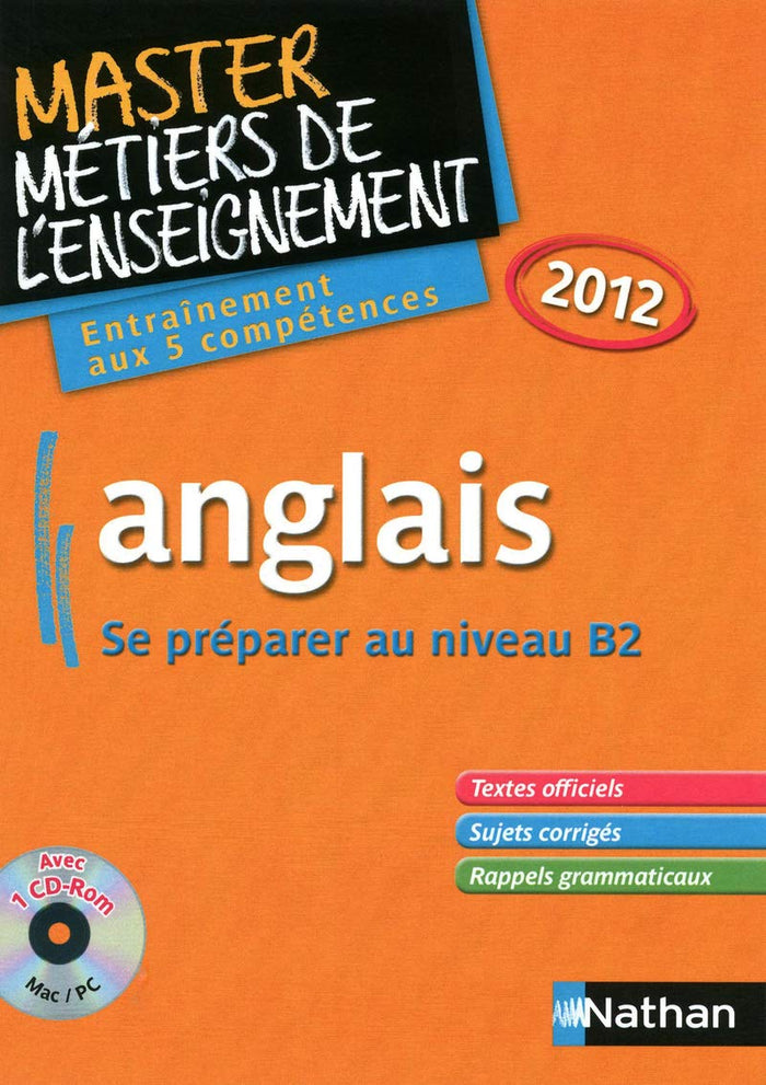 Master Métiers de l'enseignement - Anglais