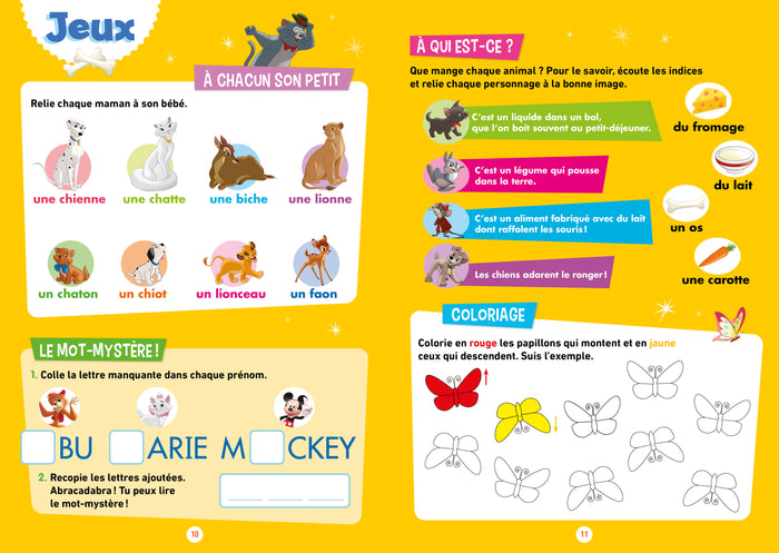 Je me prépare à la lecture avec les grands classiques Disney - Cahier de vacances 2025