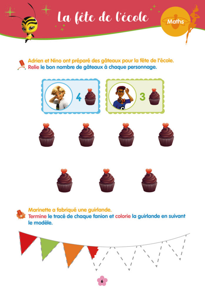 Miraculous - De la Grande Section au CP - Cahier de vacances 2024