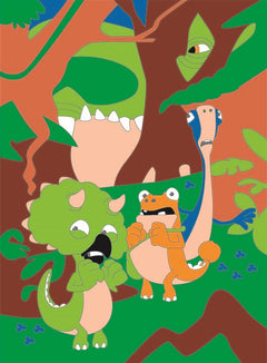 Mon cahier de coloriages magiques Gigantosaurus