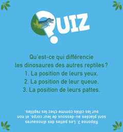 Quiz 100% Dinosaures NE