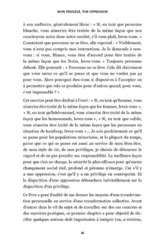 Mon privilège, ton oppression