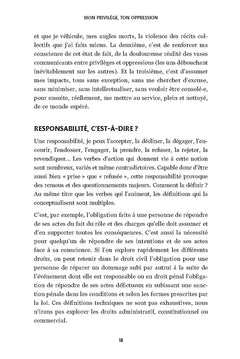 Mon privilège, ton oppression