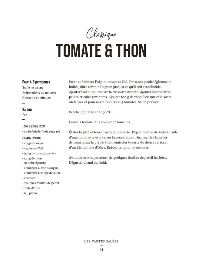 Tartes faciles