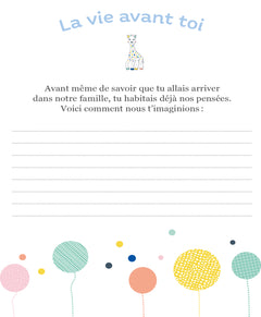Le journal de mon bébé avec Sophie la girafe - Edition spéciale 60 ans
