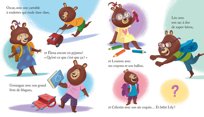 Papa Bisous fait l'école