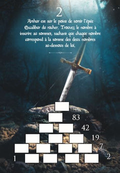 Coffret Escape game famille Puy du FOU - Les Chevaliers de la Table ronde