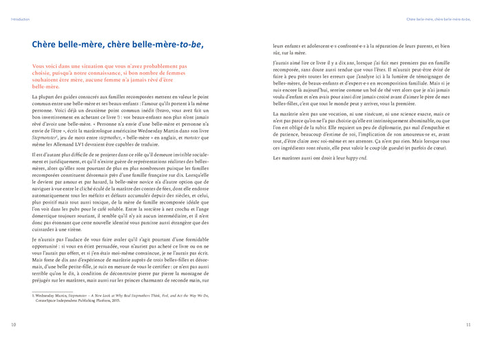 Comment ne pas devenir une marâtre