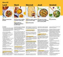 En 2H je cuisine pour toute la semaine - 52 menus hebdomadaires pour toute l'année