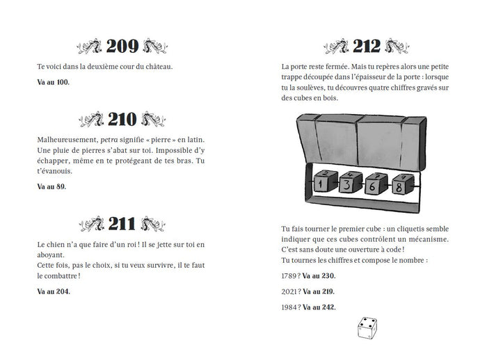 Tu es le héros du château oublié