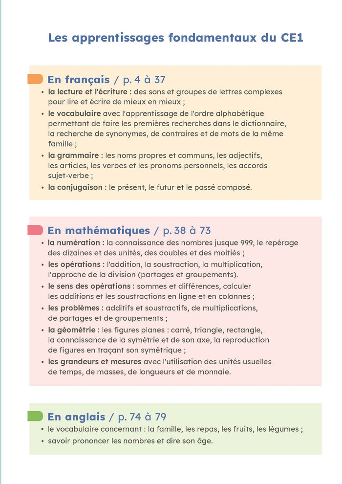 Réussir mon CE1