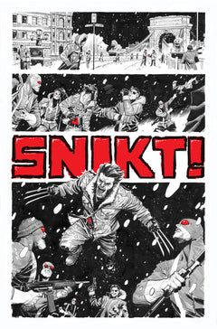 Wolverine Black White & Blood