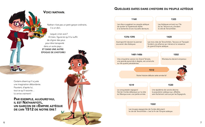 Nathan explore le temps - Une journée chez les Aztèques