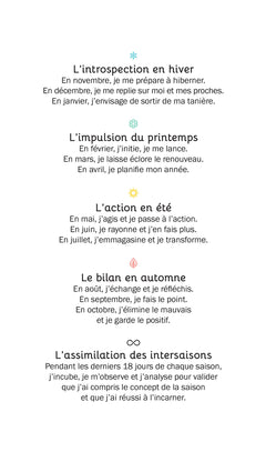 L'art de vivre avec l'énergie des saisons - Manuel pratique de mon équilibre tout au long de l'année