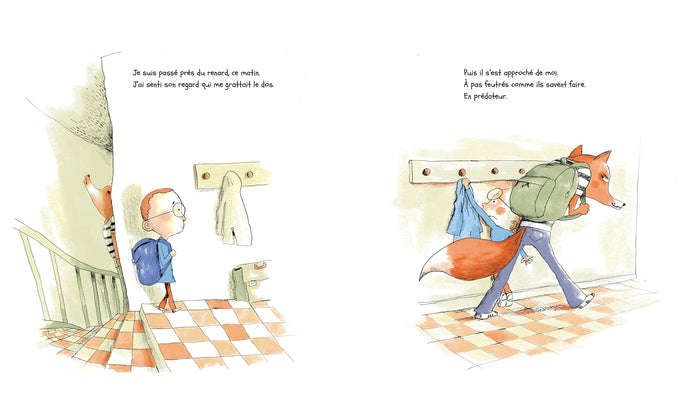 Un renard dans mon école