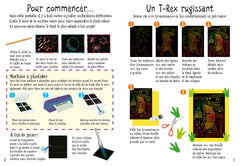 Cartes à gratter - dinosaures