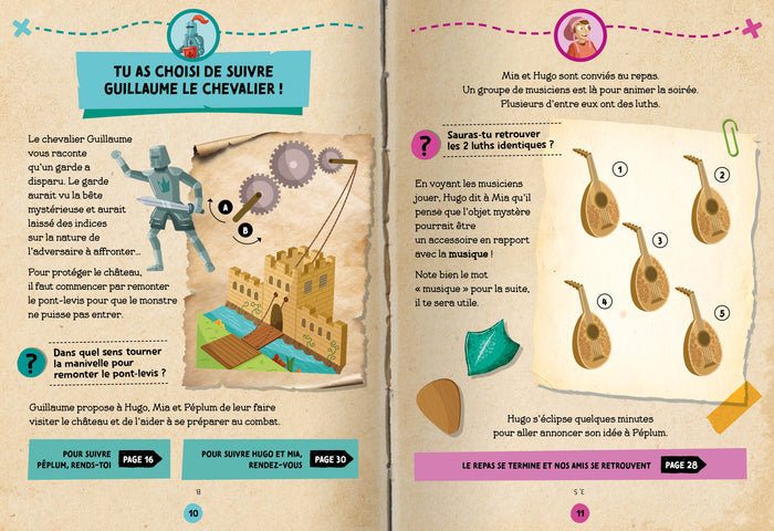 Enquête Mystère - Panique au château fort