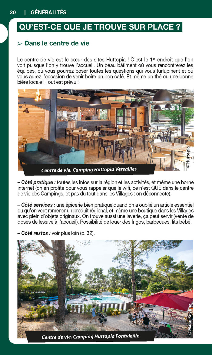 Guide du Routard Campings Huttopia