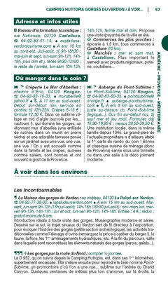 Guide du Routard Campings Huttopia