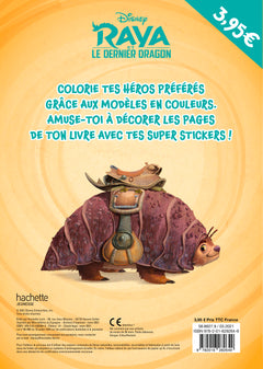 Raya et le Dernier Dragon - Mes Coloriages avec Stickers