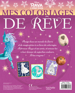 RAYA ET LE DERNIER DRAGON - Mes Coloriages de Rêve - Disney
