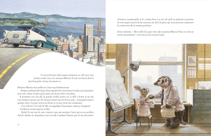 Léa Lapin et le concours de cabanes