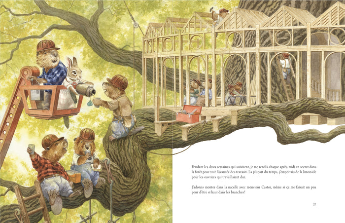 Léa Lapin et le concours de cabanes