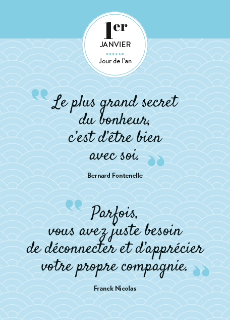 Calendrier Esprit zen en 365 jours - L'Année à Bloc