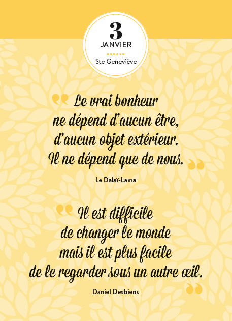 Calendrier Esprit zen en 365 jours - L'Année à Bloc