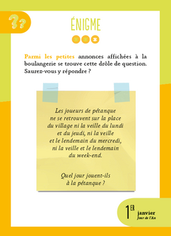Calendrier les meilleures énigmes en 365 jours - L'Année à bloc