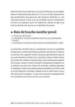De la lavande, du persil, de la menthe et de la sauge