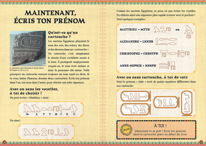 Ecris comme un Egyptien