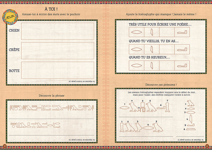 Ecris comme un Egyptien